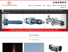 Tablet Screenshot of gtscontrolsenergy.com